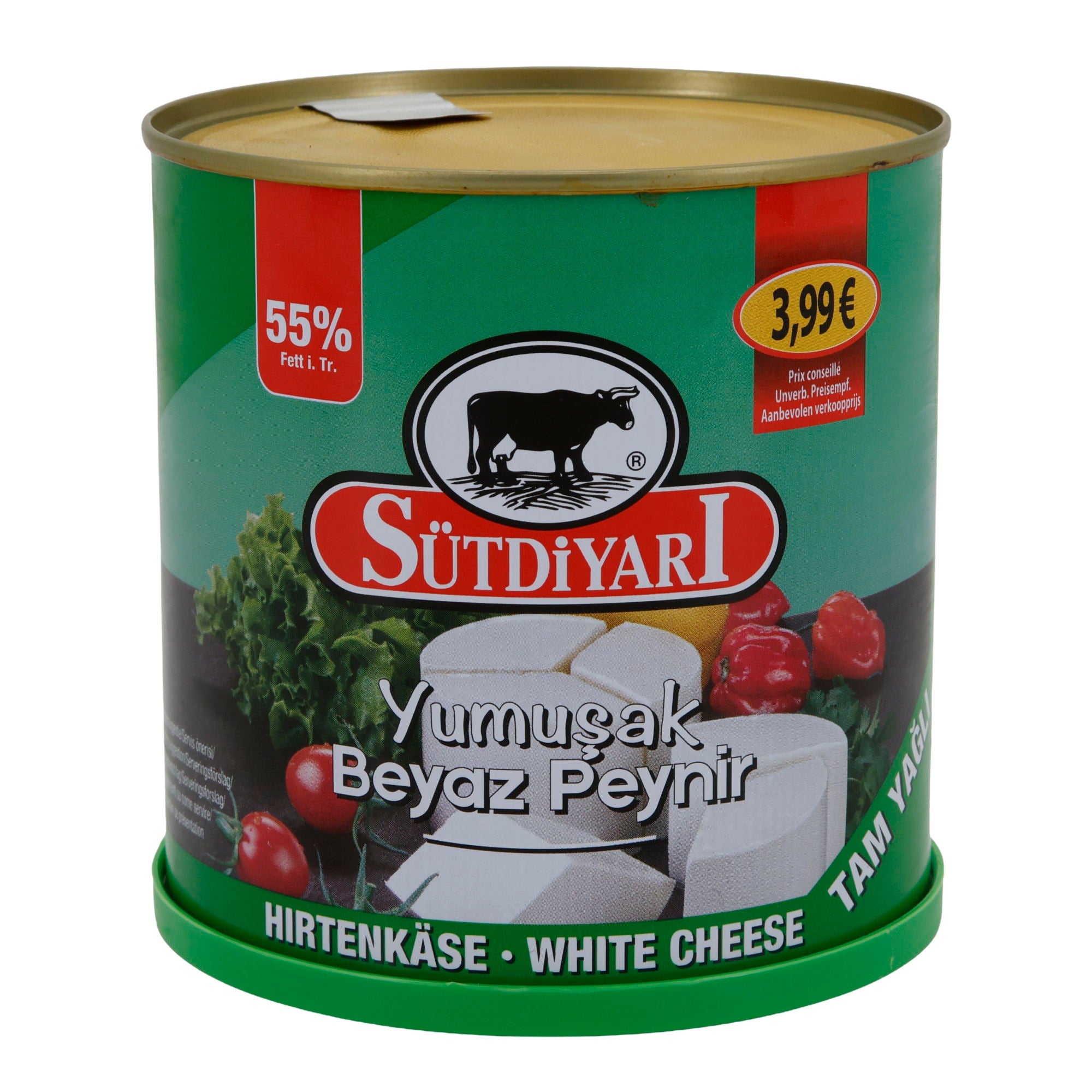 Weichkäse Sütdiyarı | Weißkäse in Salzlake | Traditioneller Weißkäse mit 55 % Fett i. Tr. | 750 g SUETDIYARI